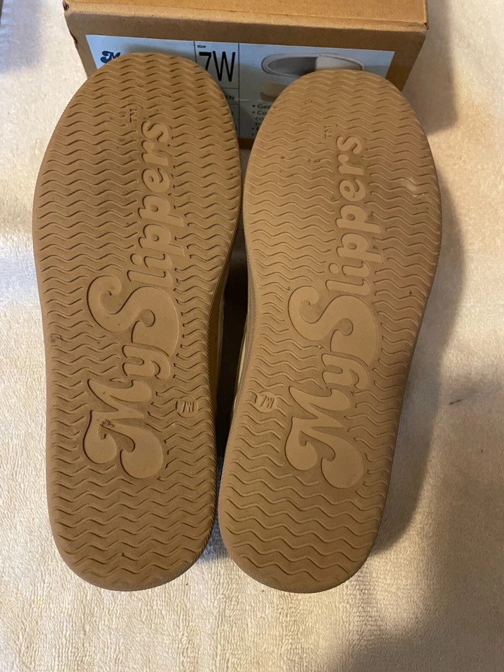 My Slippers | Mocasín Beach Biege CON CAJA - ¡Usado exactamente una vez! | Mujer Talla 7W Foto 4 de 4