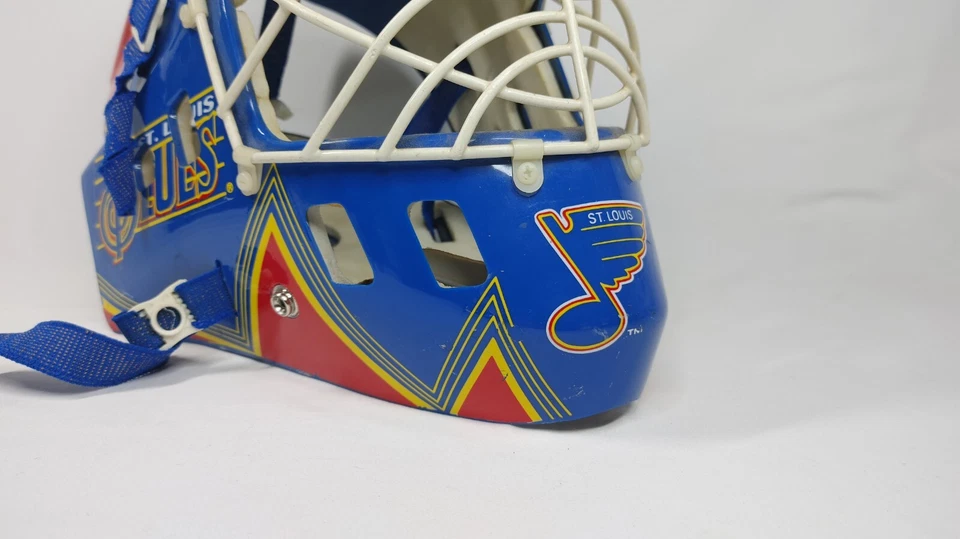 Vintage NHL St. Louis Blues Goalie Helmet Franklin Hockey Mask - Image 2 of 4