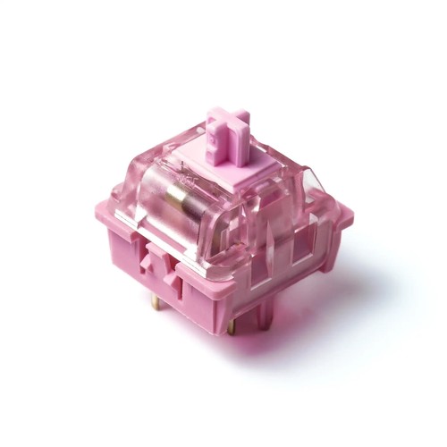 Hand Lubed KTT Rose Linear Mechanical Keyboard Switches - Picture 3 of 3