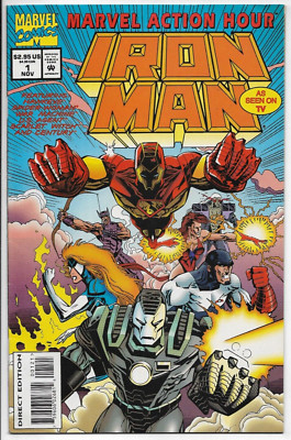 Marvel Comics Action Hour Iron Man #1 + Extras Fein Williams Nyberg 1994 VFN