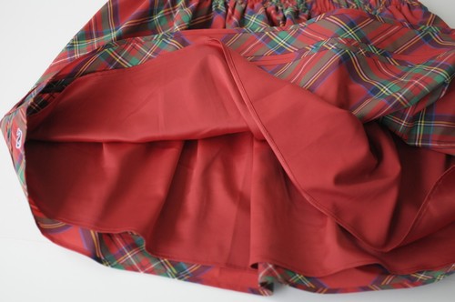 Vineyard Vines Girls Jolly Plaid Party Skirt Lighthouse Red Size L 14 NWT - Picture 5 of 5