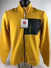 Castelli Unlimited Trail Jersey Cycling Jersey SIZE Large Goldenrod/Dark Grey