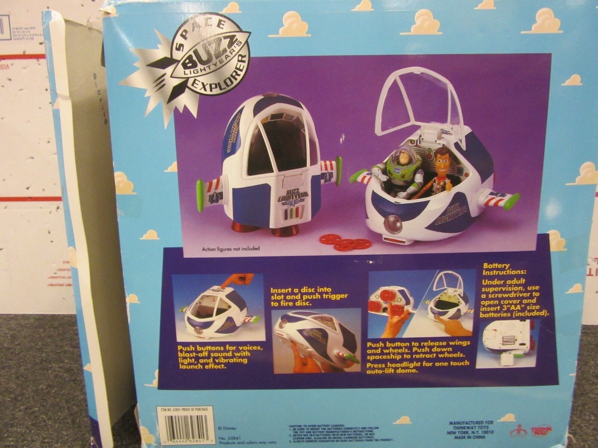 Thinkway Disney Toy Story Electronic Buzz Lightyear Space Explorer