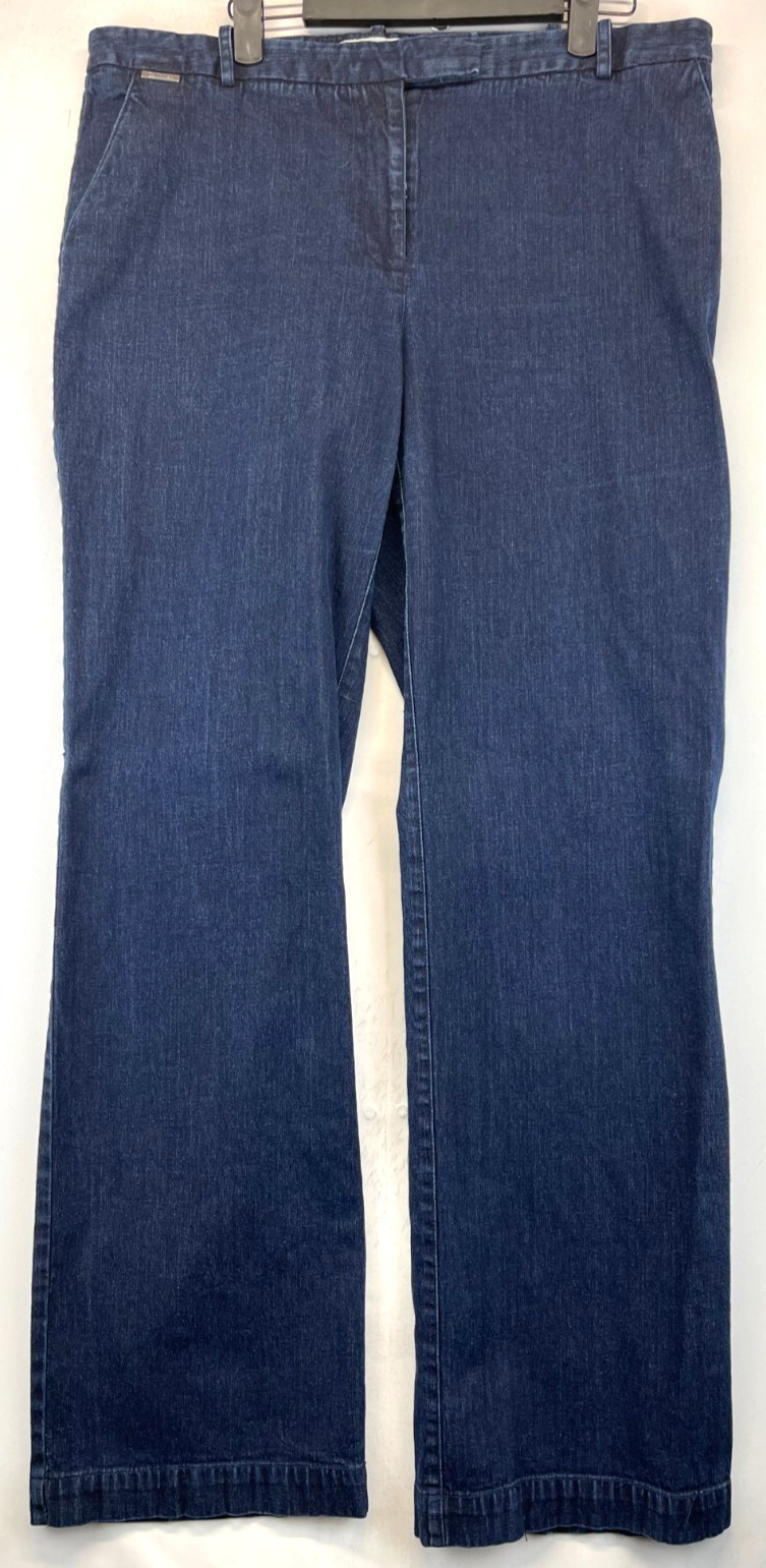 Calvin Klein Denim Pants/Jeans - Womens Size 12 - Blue - Straight (3076)
