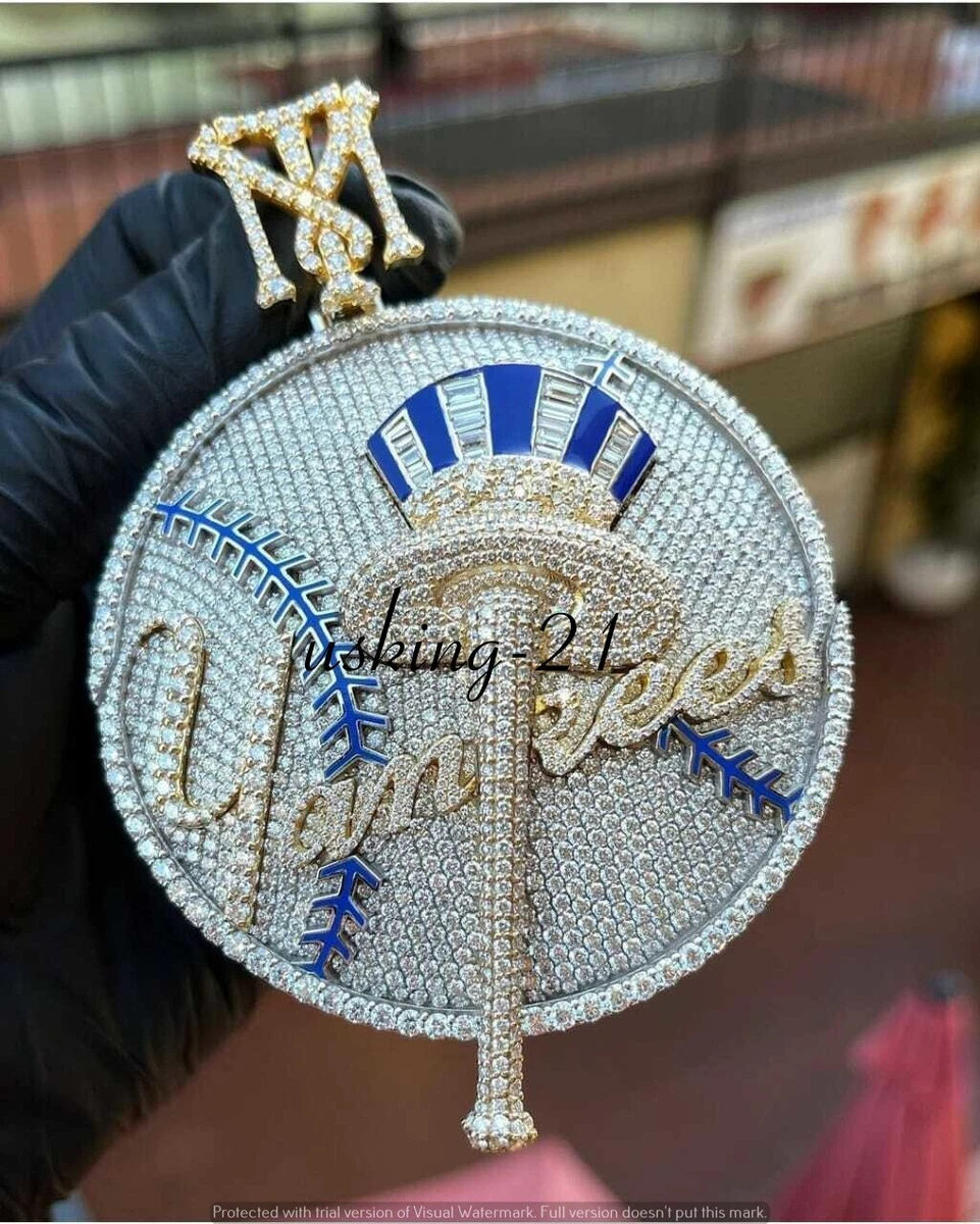 Yankees diamond shop pendant