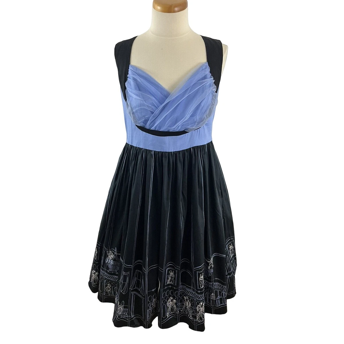 Disney Parks Dress Shop Women s XL Haunted Mansion Dress Ballroom