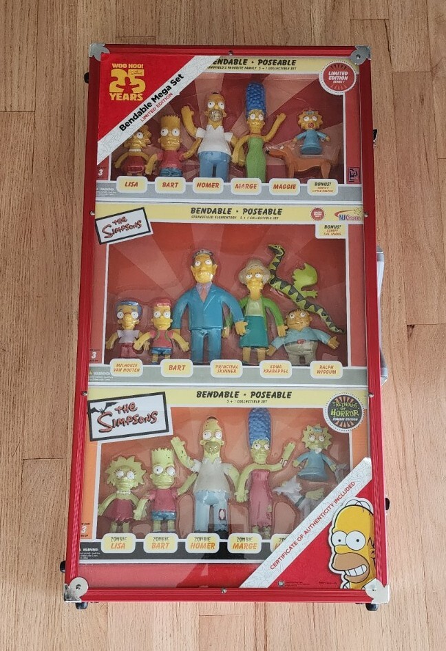 特撮 THE SIMPSONS 25TH ANNIVERSARY MINI FIGURE SET The