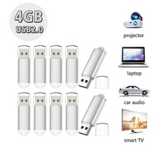 10 20 50 100PCS 4GB Memory Sticks USB 2.0 Flash Drives Thumb Drives Wholesale