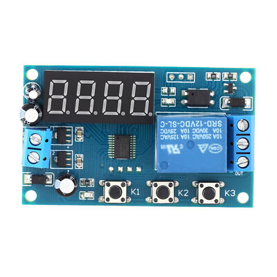 Digital LED Delay Timer Module Switch Control Relay Cycle High