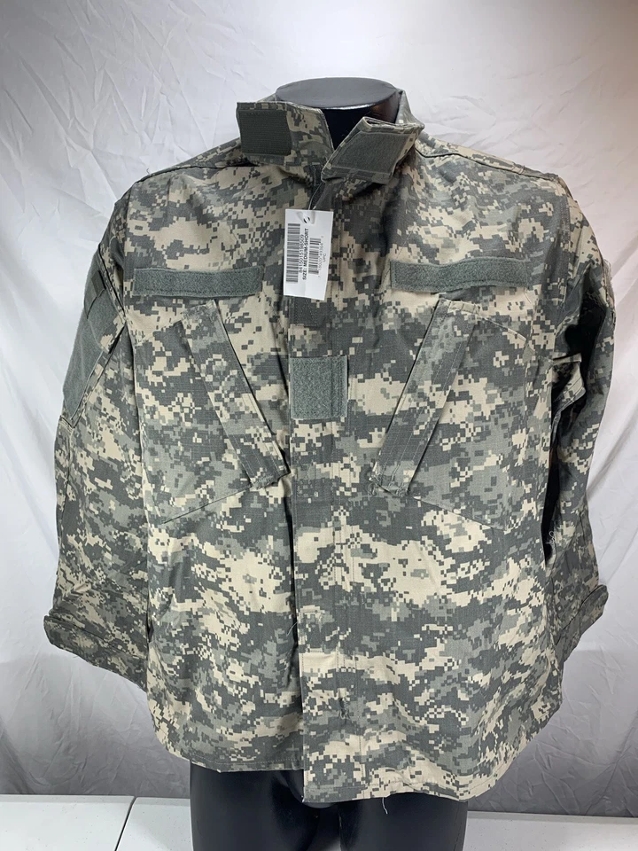Military Digital Camo ARMY COMBAT UNIFORM ACU JACKET COAT Various Size NEW w TAG - Image 2 of 4