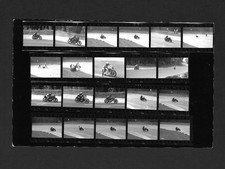 Racing motorcycle track training board negative photo