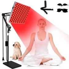 Red Light Therapy for Face  Body, 2 in 1 Adjustable Infrared Light Therapy P...