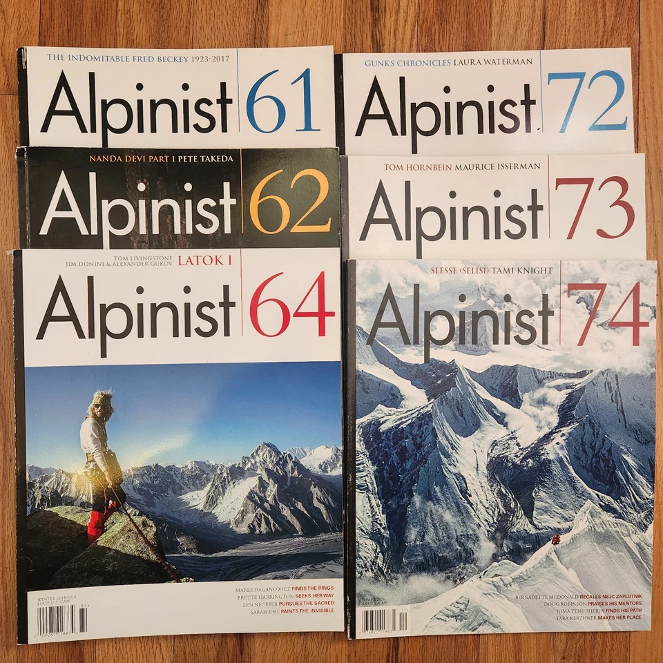 Alpinist Magazine 2014-2021 Volumes 51-62, 64, 72-74 You pick your grouping! - Image 4 of 4