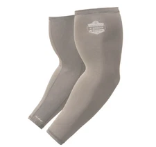 Ergodyne Cooling Arm Sleeves Large Gray NEW Lot of 2 Pairs Work Gear Wet or Dry