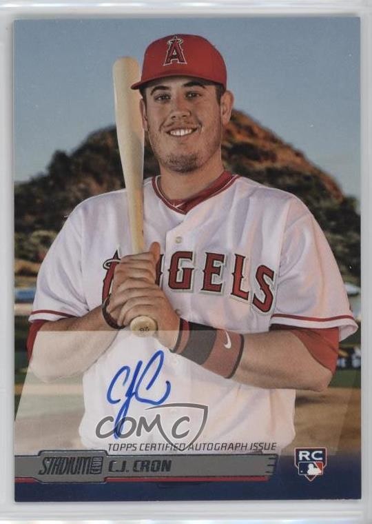 2014 Topps Stadium Club CJ Cron #SCA-CCR Rookie Auto RC 0l1
