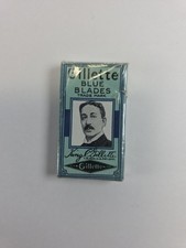 Vintage Gillette Blue Blades Razor Blades in Original Package