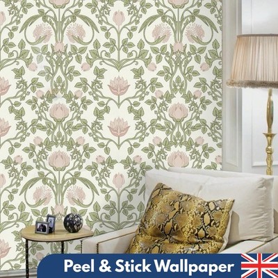 William Morris Tapete selbstklebend Peel Stick Floral Botanical Home Decor