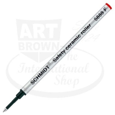 Schmidt 5888 Safety Ceramic Rollerball Refill Red