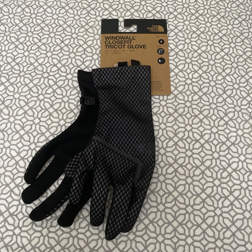 Guante North Face Windwall Tricot Closefit para hombre talla pequeña nuevo con etiquetas Foto 2 de 4
