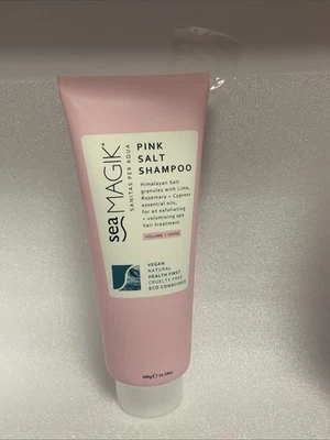 Sea Magik Natural Shampoo - SLS Free, Volume & Shine with Pink Salt GIANT 400g