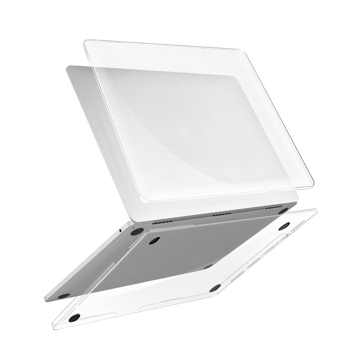 Coque MacBook Pro 13 transparente Incase rigide antichoc pour ordinateur portable M1 M2