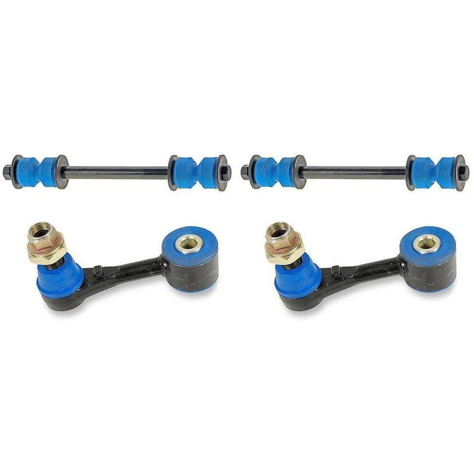 Kit de link de barra estabilizadora traseira dianteira para Chevrolet Silverado 3500 HD 2007-2019 - Imagem 2 de 2