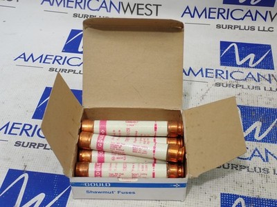 Gould Shawmut TRS17 1/2R Tri-Onic 17 1/2 Amp 600V Fuse Box of 7 New