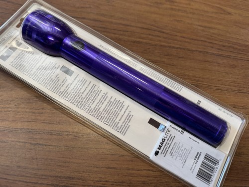  Maglite S3D986 3-Cell D Incandescent Flashlight purple anodized aluminum alloy  - Picture 5 of 11