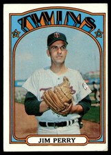 1972 Topps Jim Perry - Minnesota Twins #220