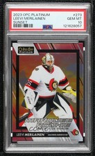 2023-24 O-Pee-Chee Platinum Marquee Rookies Sunset Leevi Merilainen PSA 10 16vq