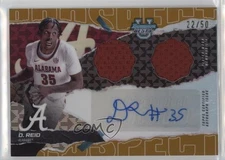 2024-25 Bowman U Best Prospect Dual Relic Gold Refractor /50 Derrion Reid Auto