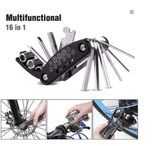 16-in-1 Portable Bicycle Repair Tool Kit Hex Wrench Screwdriver Multi-Tool