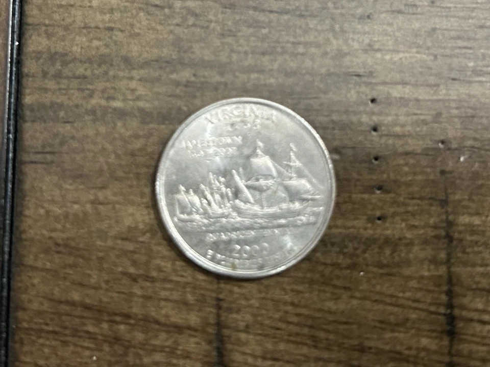 United States of America 2000-P Quarter Dollar Coin Circulated Rare Find! - Image 2 of 4