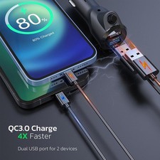 Wireless Bluetooth FM Transmitter for Car QC3.0 Charger Audio Adapter MP3 Player
