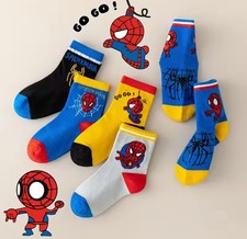 5 Pairs Marvel Spider-Man Children Boy Socks