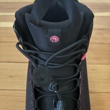 Radar Women's Lyric Front Feather Frame Black and Pink Waterski Boot Sizes 8-12