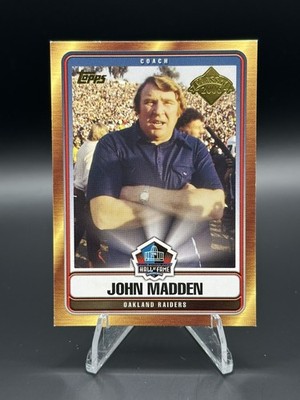 2006 Topps - John Madden Class of 2006 Hall of Fame #HOFT-JM