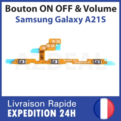 Pour SAMSUNG GALAXY A21S A217F nappe bouton allumage ON/OFF power touche volume