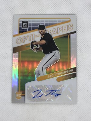 2022 Donruss Optic | Zach Thompson Pittsburgh | RC Opti-graphs Silver Auto!