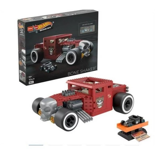 🏎️ Mega Hot Wheels Building Set BONE SHAKER - Includes Die Cast Hot Wheel 🆕 - Picture 2 of 6