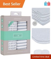 Waterproof Bassinet Sheet 2-Pack Set, 100 Cotton, Jersey Knit, Baby Bedding