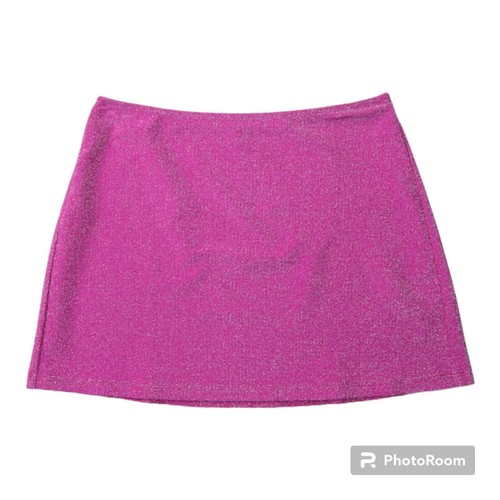 Victoria’s Secret Swim Cover Up Mini Skirt Womens Purple Shimmer Large