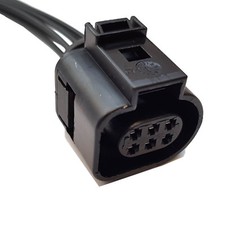 Stecker 6-polig Reparatursatz f&uuml;r VW Skoda Seat Audi 1J0973713 weiblich Kabel