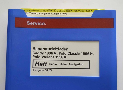 VW Polo 6KV / Caddy, Radio, Telefon, Navigation, Reparaturleitfad.