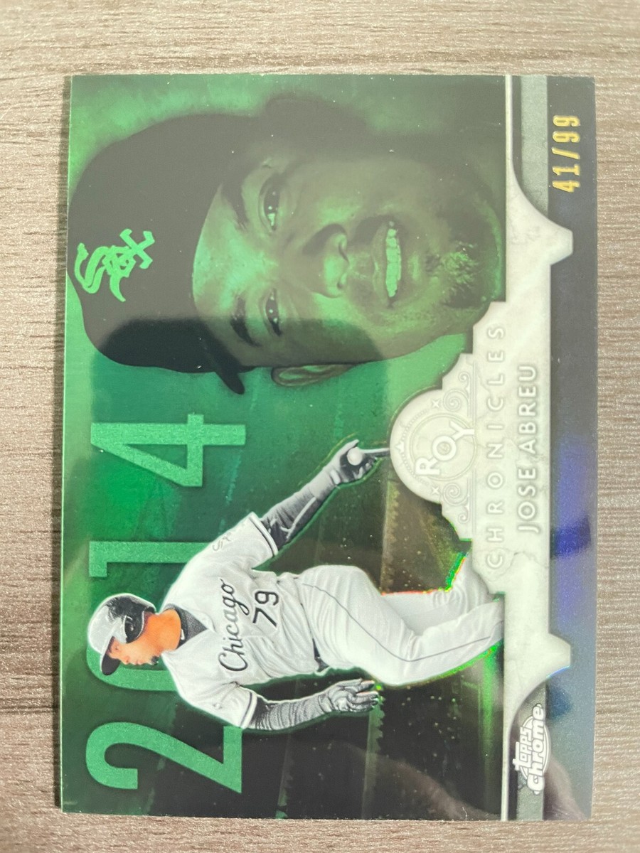 2016 Topps Chrome Jose Abreu #ROY-JA ROY Chronicles Green