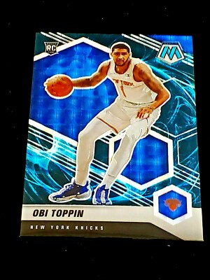 2020-21 Panini Mosaic Genesis Prizm #220 Obi Toppin RC Rookie 