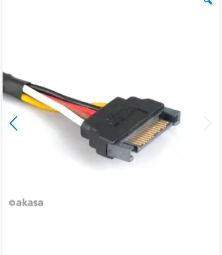 AKASA SATA Power Cable Extension AK-CBPW04-30 - Picture 2 of 2