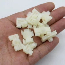 20 Pcs For Mercedes 124 Exterior Door Moulding Trim Clips Plastic Fastener Rivet