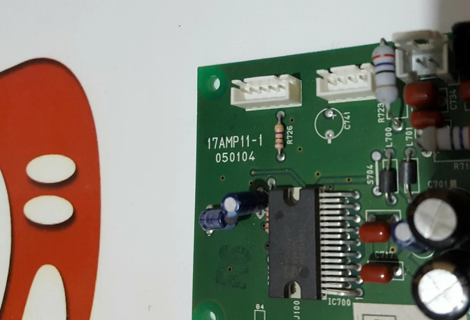 AUDIO CARD 17AMP11-1  20167716 FOR TV SANYO PDP42WS5 - Image 3 of 3