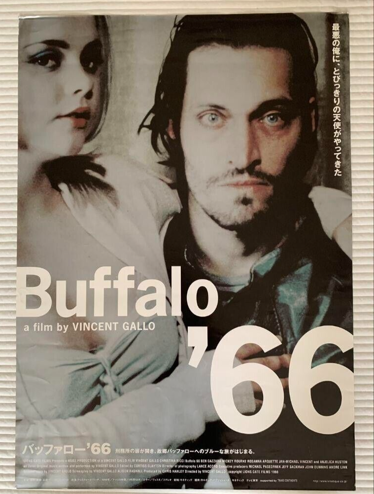 BUFFALO'66 ORIGINAL MOVIE POSTER Vincent Gallo Christina BUFFALO'66 ORIGINAL MOVIE POSTER Vincent Gallo Christina